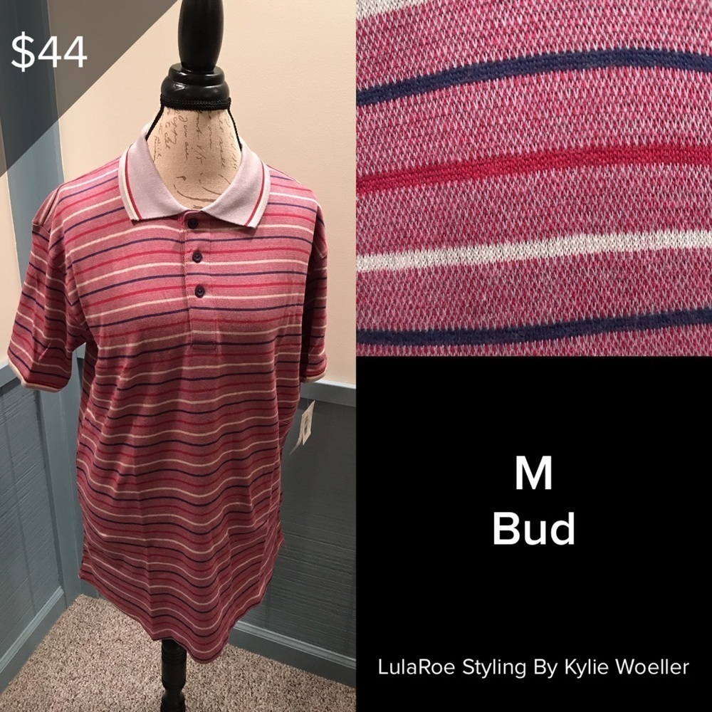 Lularoe Bud Polo New! ❤️ Mens
